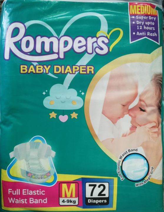 Rompers%20Baby%20Diapers%20Size%20M%203%2072%20Pcs%20-%20Image%205