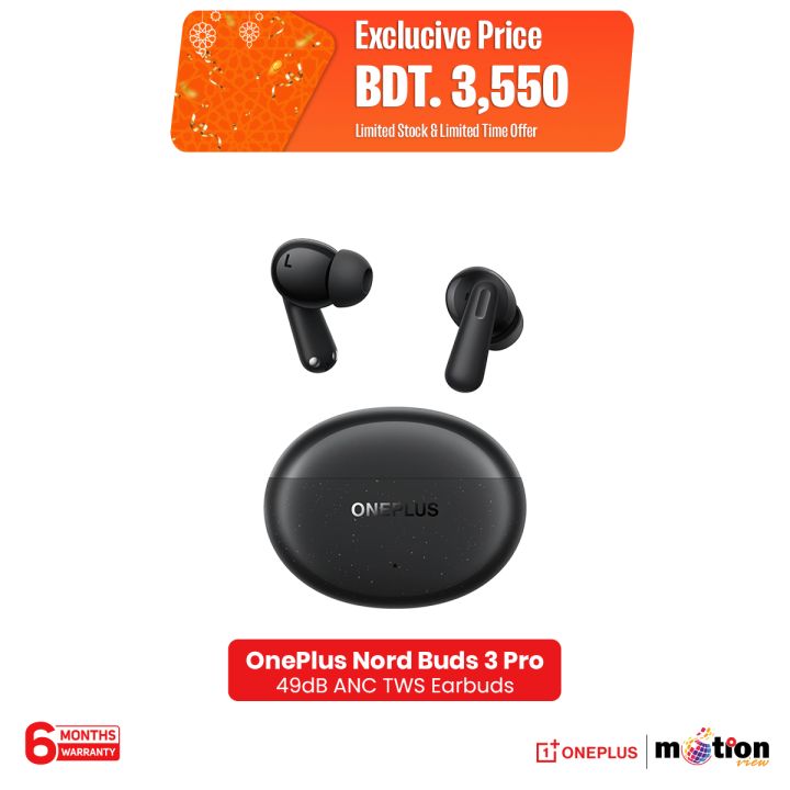 OnePlus Nord Buds 3 Pro 49dB ANC TWS Earbuds