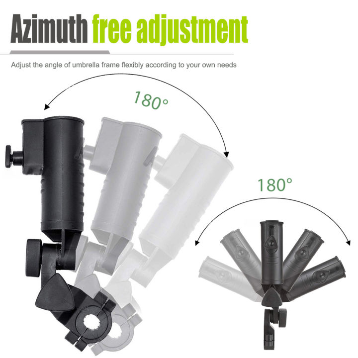 Outdoor%20Durable%20Golf%20Umbrella%20Holder%20180%20Degree%20Adjustable%20Used%20for%20Bike%20Buggy%20Cart%20Baby%20Pram%20Wheelchair%20Golf%20Accessories%20-%20Image%205