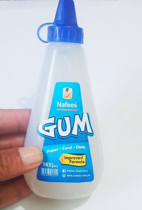 Gum Bottle liquid (Nafees, 145 grm), Stylish look, Adhesive glue / gum.
