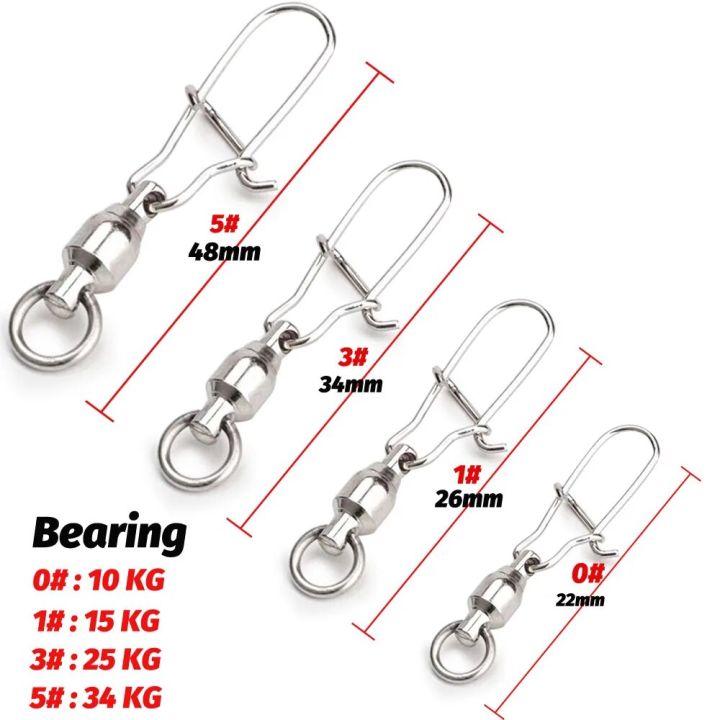 GOBAIT%2020PCS%20Swivel%20Snap%20Connector%20Pin%20Ball%20Bearing%20Rolling%20Ring%20Buckle%20Kit%20Pesca%20Lure%20Line%20Connect%20Cross%20Lock%20Fishing%20Tools%20-%20Image%203