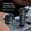 Car Aroma Diffuser Mini USB Rechargeable Scent Machine Fragrance Oil Car Air Freshener Essential Oil Diffuser Vent Clip.