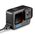 Flip Battery Side Cover for Hero 12 11 10 9 Black Removable Battery Door Lid Charging Case Port for Go Pro 9 Accessories.
