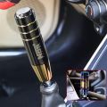1pc 5.12-inch Aluminum Alloy JDM-style Shift Knob - Suitable for Both Manual and Automatic Transmission Cars. Featuring an Ergon. 