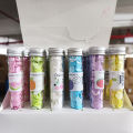 Travel Portable Disposable Soap Flakes with Storage Box Soap Papers Scented Foaming Mini Paper Soap Hand Washing Cleaning Supplies-Multicolour.