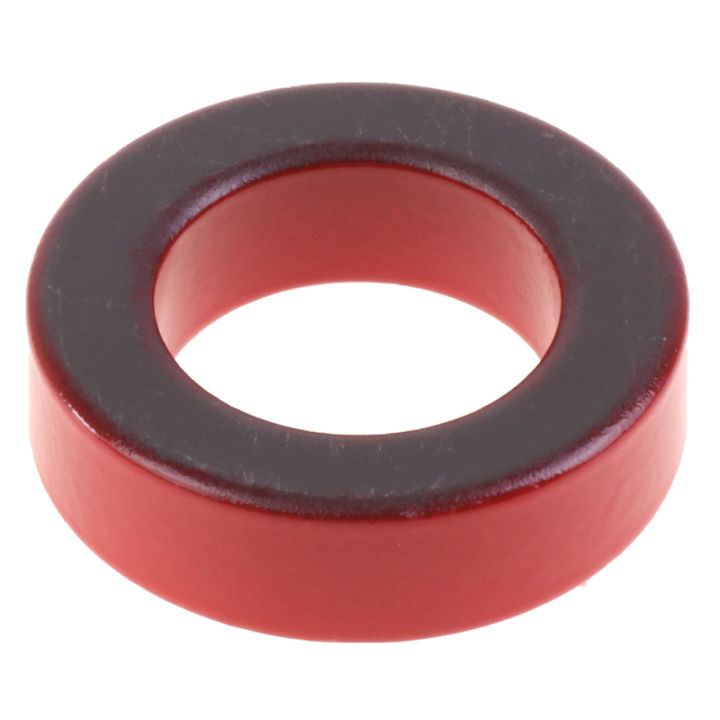 T200-2 T157-2 Iron Ferrite Toroid Cores For Inductors Iron Powder Core Red Ring Low Permeability Powder Core 75μo 10μo