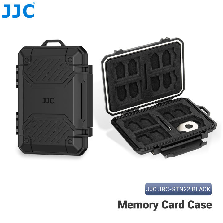 JJC%2022%20Slots%20Memory%20Card%20Case%20Holder%20Organizer%20for%2012%20TF%20Micro%20SD%20Card%20+%208%20SD%20SDHC%20SDXC%20Card%20+%202%20Nano%20SIM%20Card%20Storage%20Card%20Case%20-%20Image%202
