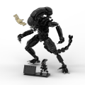 New MOC  Aliens Drooling Monster Building Blocks Xenomorph Action Figure Toys Parasitoid DIY Bricks  For for . 
