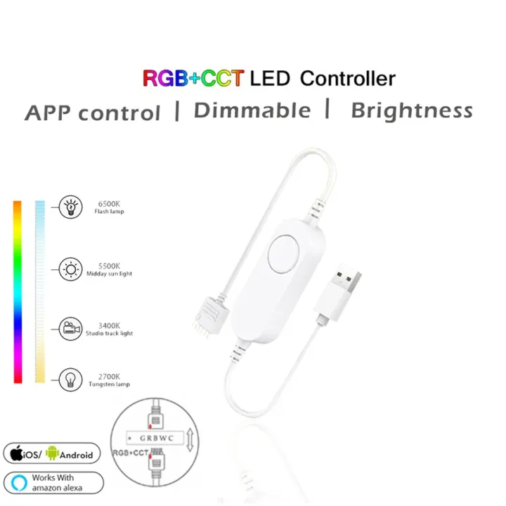 Tuya%20Wifi%205V%20USB%20LED%20Strip%20Lights%205050%20RGBCCT%20Led%20Light%20Flexible%20Lamp%20Tape%20APP%20Control%20Room%20Party%20TV%20Desk%20Bedroom%20for%20%20-%20Image%202