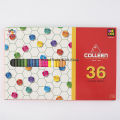 Colleen chlorine wood color pencil 1 head 36 colors 775 plain color + neon (reflective). 