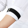 1 Pair Elastic Adjustable Shirt Sleeve Garter Anti-Slip Cuff Holder Armband for Men Women Business Sleeve Strap. 