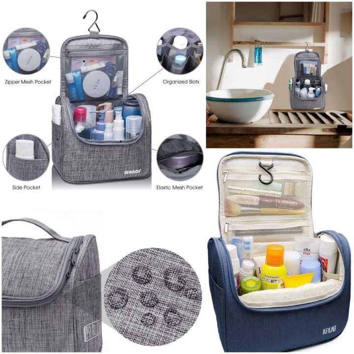 Travel Cosmetic Makeup Organizer Hanging Toiletry Storage Bag