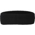 forehead band for gym in plain black design. 