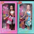 Beautiful barbie doll moveable and bendable doll doll with accessories and shoes. 