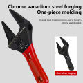 5/6/8 Inch Lightweight Adjustable Wrench Large Opening Short Handle Multi-Function Mini Wrench Plumbing Pipe Bathroom Tools. 