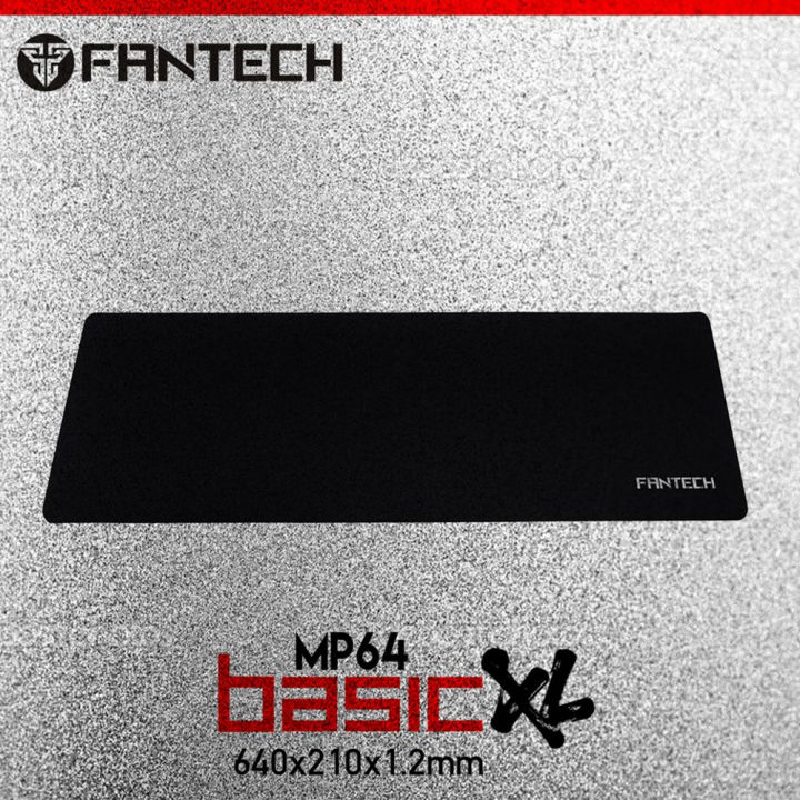 FANTECH MP64 Anti-Slip Large Gaming Mouse Pad - XL Large Mat - Black - 640x210mm