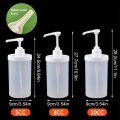 5/8/10CC Liquid Dispenser With Scale Coffee Syrup Bee Drip Bottle With Hydraulic Pump And Nozzle Head Kitchen Honey Container.