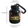 100ML Outdoor Sport Mini Portable Protein Container Powder Bottle With Whey Keychain Health Funnel Medicine Box Small Water Cup. 