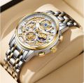 LIGE Men Watch Top Brand Original Sports Quartz Mens Watches Full Steel Waterproof Chronograph Wristwatch Men Relogio Masculino. 
