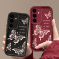 Butterfly Case For Samsung Galaxy S24 S23 S22 Ultra S21 S20 FE A14 A34 A15 A35 A52 A53 A54 5G Shockproof Silicone Soft Cover. 