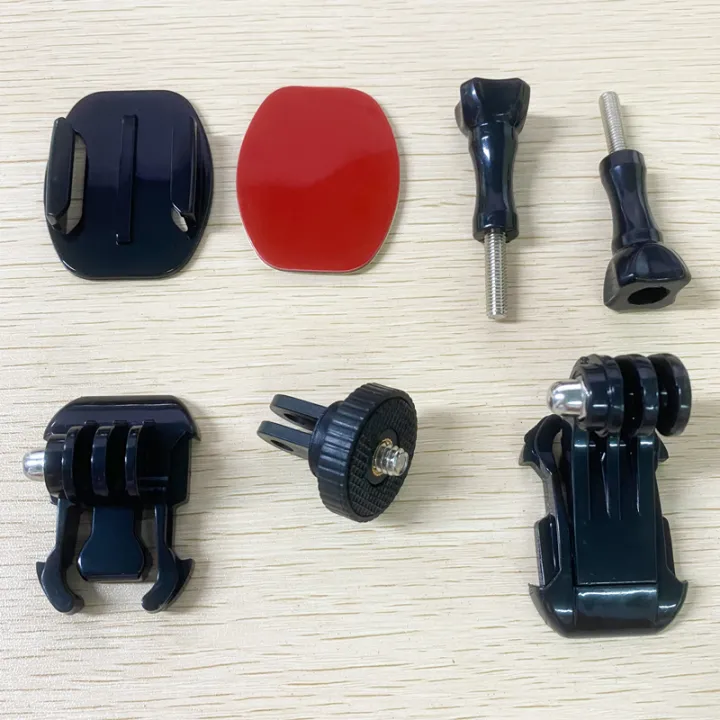 Accessories%20Kit%20Helmet%20Mount%20With%20J%20Hook%20Buckle%20Holder%20Base%20for%20%20Hero%2013%2012%2011%2010%209%208%207%20SJCAM%20AKASO%20%20Osmo%20Action%20Cameras%20-%20Image%206