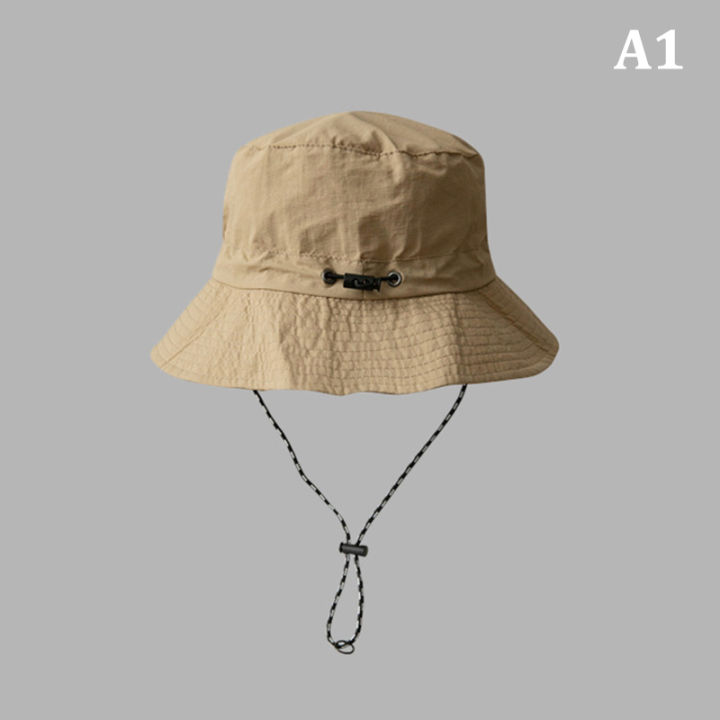 Summer Sun Anti-UV Protection Bucket Hat Waterproof Fisherman Hat Women Camping Hiking Mountaineering Caps Outdoor Men Panama