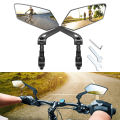 1pc/1pair Bike Rear View Mirror Reflector Adjustable Rotatable Handlebar Mirror Clear Rearview Electric Scooter Cycling Bicycle. 