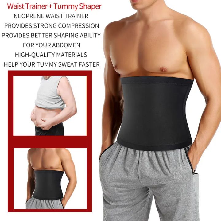 Mens%20Abdomen%20Reducer%20Sauna%20Body%20Shaper%20Fitness%20Sweat%20Trimmer%20Belt%20Waist%20Trainer%20Belly%20Slimming%20Shapewear%20Waist%20Trainer%20Corset%20We%20-%20Image%202
