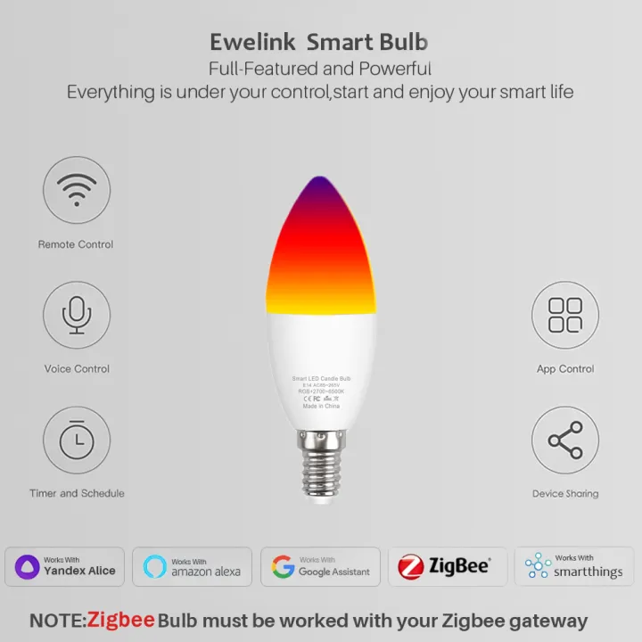 Ewelink%20E14%20Smart%20Wifi%20Led%20Light%20Bulb%20Zigbee%20RGBCW%20Led%20Lamp%20Works%20With%20Alexa%20Amazon%20Google%20Home%20Yandex%20Alice%20Smartthings%20lightify%20-%20Image%202