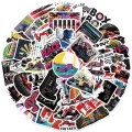 10/30/50pcs F1 Formula One Racing Stickers Funny Cartoon Graffiti Decal Laptop Luggage Skateboard Motorcycle Bike Helmet Sticker. 