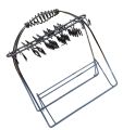 29 Piece Stainless Steel Cutlery Set Stand. 