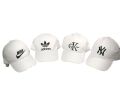White famous logo design cap men. 