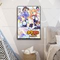 1PC Nekopara Anime Classic Anime Poster Self-adhesive Art Waterproof Paper Sticker Coffee House Bar Room Wall Decor. 