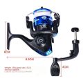 Portable Drag Fish Wheels Ultralight Fishing Reel Gear Ratio 5.2:1 Spinning Reel With 60m Fishing Line Angling Supplies. 