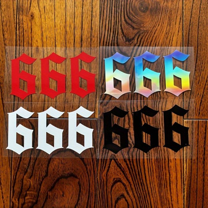 6.66x14-inch Vinyl Bike & Motorcycle Sticker - Black self-adhesive ...