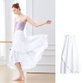 Chiffon Ballet Tutu Dance Skirt Dance Skate Wrap Scarf Gymnastics Ballerina Lyrical Long Ballet Skirt Ballet Dance Dress Women.