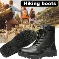 Men Boots Winter Desert Boots Outdoor Trekking Camping Boots Waterproof Non-Slip Man Warm High Boots. 