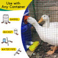 10PCS Chicken Drinker Cup Poultry Automatic Drinking Chicken Feeder Plastic Poultry Waterer Drinking Water Feeder for Chick DucK. 