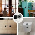 Refrigerator Lock,Combination Lock for Refrigerator Cabinets,Heavy Duty Fridge Lock,Child Safety Cabinet Locks,Easy Install.