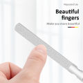 High-Quality Double Sided Nail Files Stainless Steel Manicure Pedicure Grooming For Professional Finger Toe Nail Care Tools. 