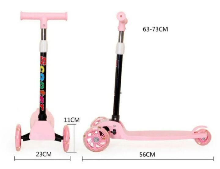 scooter%20for%20kids3%20Wheel%20Adjustable%20Height%20Multicolour%20Scooter%20-%20Image%207