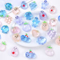 20pcs Mini Transparent Fruit Mochi Squishy Stress Relief Toys for Kids Birthday Party Favors Prizes Guest Gifts Goodie Filler. 