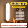 Wall-Mounted Reading Light, Stick On Bunk Bed Lamp Dimmable Lights, Magnetic Mounted Under Cabinet Lighting Rechargeable Battery. 