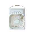 3 in 1 mini air conditioner fan,  smaller portable fan  with ice cubes  , evaporative system with 7 Leds. 