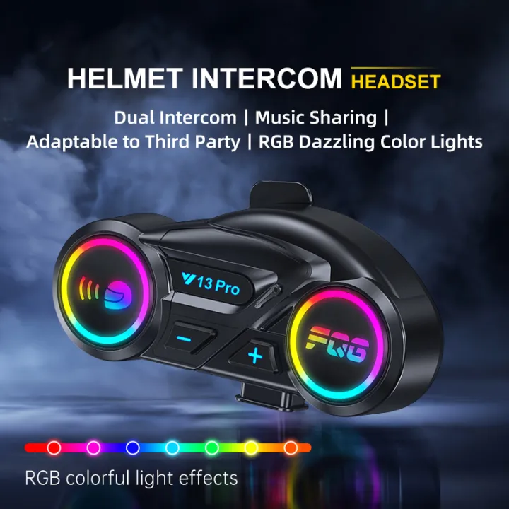 Y13%20Pro%20Motorcycle%20Helmet%20Bluetooth%20Headset%20Intercom%20Distance%20500M%20Chip%20V6.0%20Stereo%20Fm%20Radio%20Mixing%20Music%20Sharing%20-%20Image%205