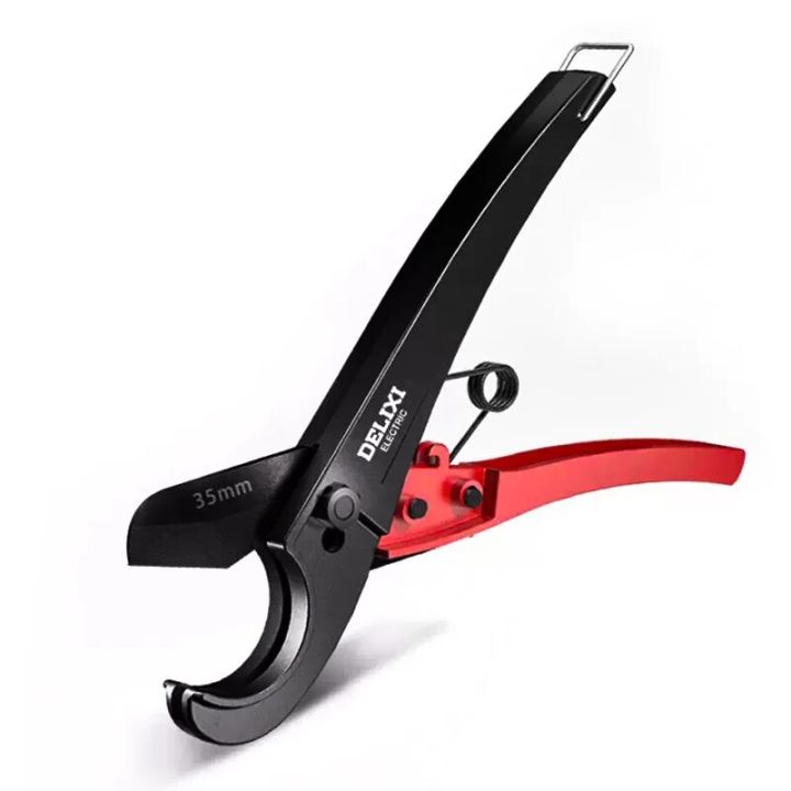 DELIXI ELECTRIC Water Pipe Scissors PVC Cutter 36MM Pipe Cutter Professional Hot Melt Machine PE Pipe Scissors Quick Scissors