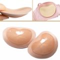1Pair Chest Push Up Sticky Bra Thicker Sponge Bra Pad Breast Lift Up Enhancer Silicone Removeable Inserts Swimsuit Invisible Bra. 