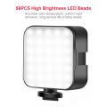 New Rechargeable 6500K LED Video Light Mini Camera Light Fill Lamp Portable Photography Lighting for Vlog Live Streaming DSLR. 