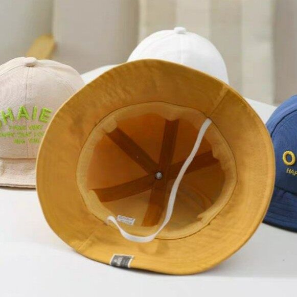 %5BReady%20to%20ship%5D%20baby%20bucket%20hat%20Children%203%20months-18%20months%20round%20head:%2048-49%20cm%20plain%20cotton%20hat%20with%20embroidery%20letter%20ohaier%20Fashion%20Cap%20-%20Image%208