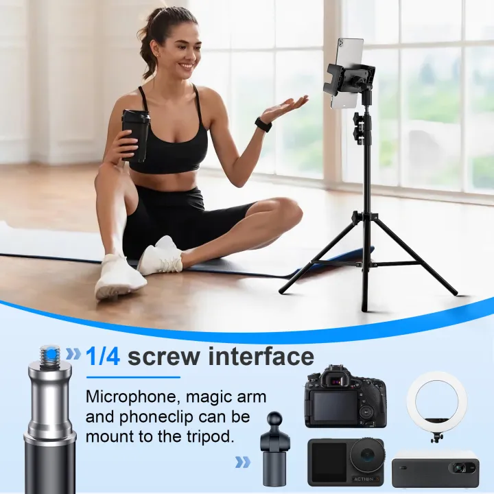 Floor%20Tripod%20Tablet%20Stand%20Height%20Adjustable%20Holder%20Mount%20Lazy%20Bracket%20for%20IPad%20Pro%20Air%2012.9%20Iphone%2016%2015%20Max%20Samsung%20Cell%20Phone%20-%20Image%202